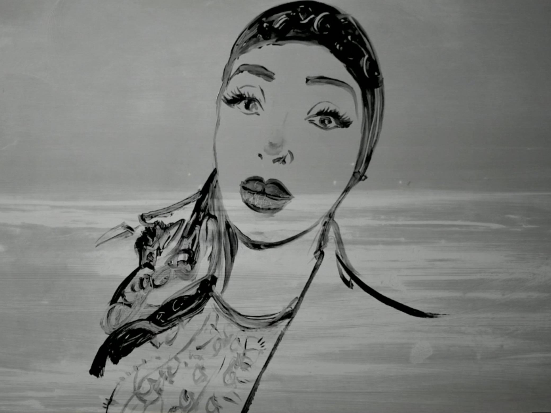 Animation still of Hani Ali from Paper Pianos, by Kevork Mourad.